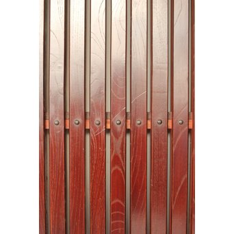 総欅 格子蔵戸　W094YD 