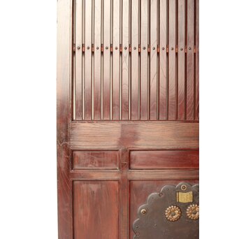 総欅 格子蔵戸　W094YD 