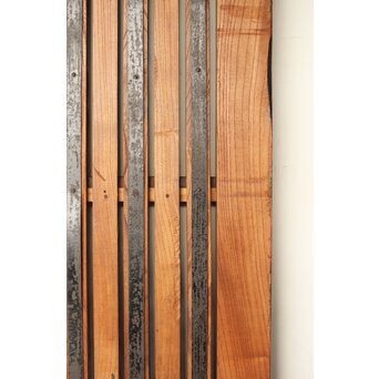 総欅 格子蔵戸　W094YD 