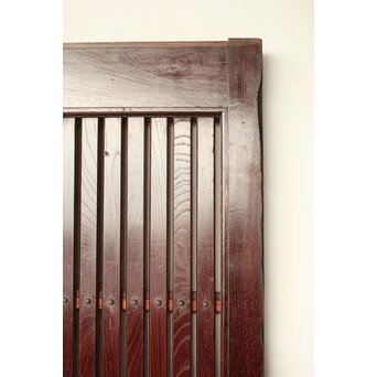 総欅 格子蔵戸　W094YD 