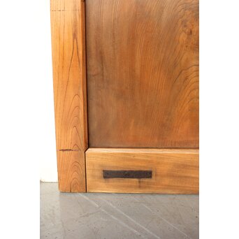 総欅 網の升格子蔵戸　W095YD 