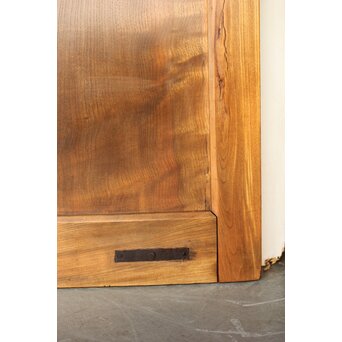 総欅 網の升格子蔵戸　W095YD 