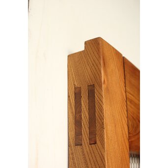 総欅 網の升格子蔵戸　W095YD 