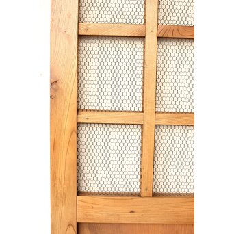 総欅 網の升格子蔵戸　W095YD 