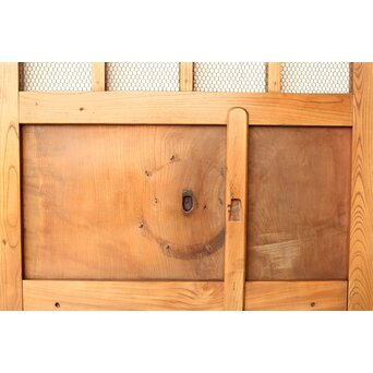 総欅 網の升格子蔵戸　W095YD 