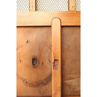 総欅 網の升格子蔵戸　W095YD 