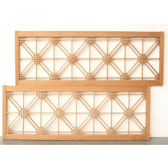 蜀江組子 引戸 2枚1組　R0293 ウラ　障子を貼る面