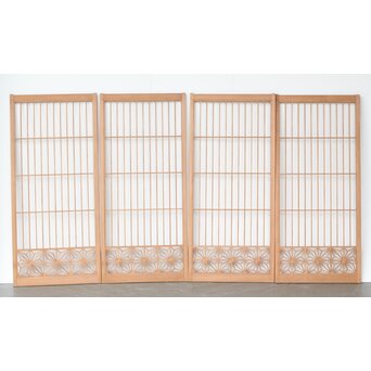 麻組子書院 4枚1組　R0295 ウラ　障子を貼る面