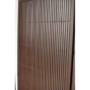 平格子戸 2枚1組　L1089 格子が詰まっているので　堅牢な雰囲気