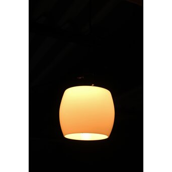 太った円柱 乳白色電笠 4個1組　A069 