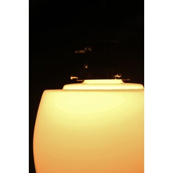 太った円柱 乳白色電笠 4個1組　A069 