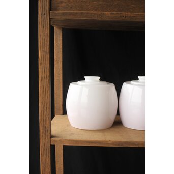 太った円柱 乳白色電笠 4個1組　A069 