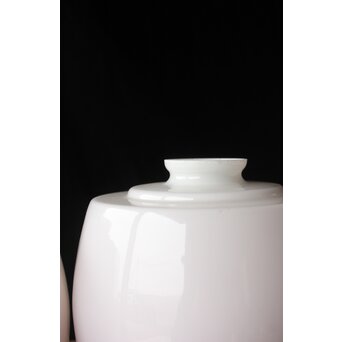 太った円柱 乳白色電笠 4個1組　A069 