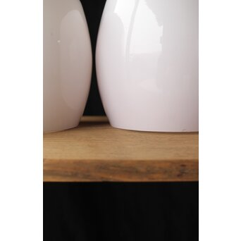 太った円柱 乳白色電笠 4個1組　A069 