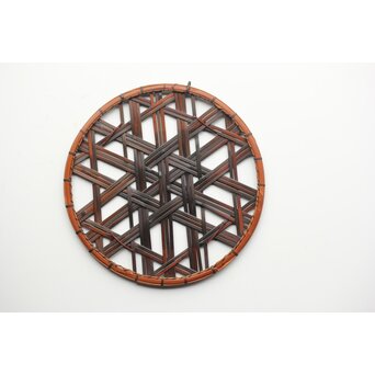 武関節雲 竹工芸 色紙掛　U327