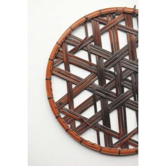 武関節雲 竹工芸 色紙掛　U327 