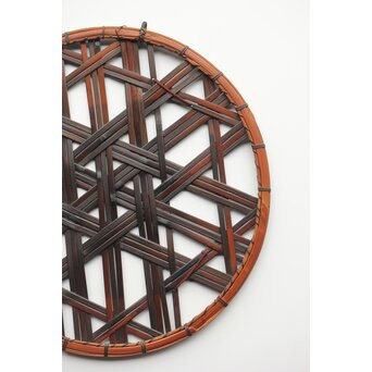 武関節雲 竹工芸 色紙掛　U327 