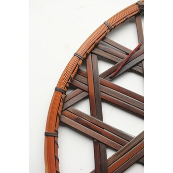 武関節雲 竹工芸 色紙掛　U327 