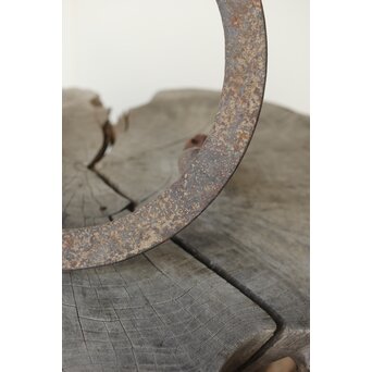 大西清右衛門 作 鉄製 鴨爪炉五徳 共箱　M356 