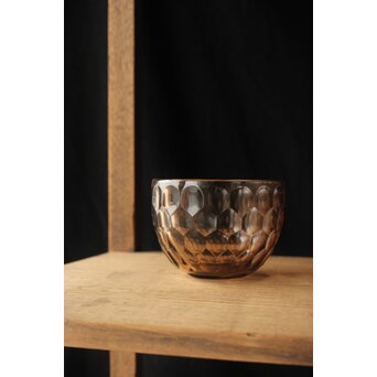 東大寺 筒井寛秀 正倉院御物 瑠璃碗 ガラス茶碗 共箱　Y041 