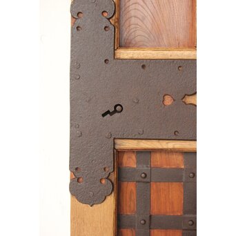 肉厚 巾着金具格子蔵戸　W097 