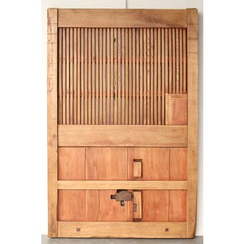 肉厚 巾着金具格子蔵戸　W097 背面