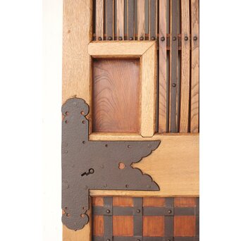 肉厚 巾着金具格子蔵戸　W097 