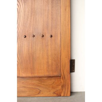 欅の観音扉仕様蔵戸 2枚1組　W098Y 