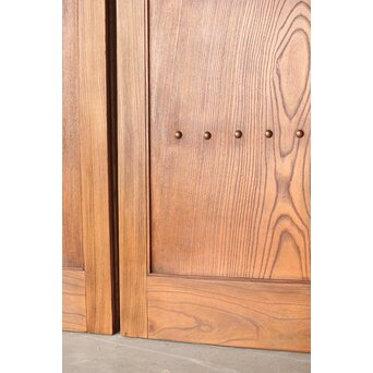 欅の観音扉仕様蔵戸 2枚1組　W098Y 