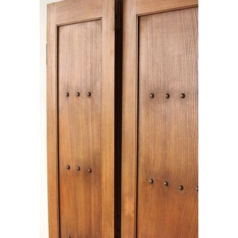 欅の観音扉仕様蔵戸 2枚1組　W098Y 