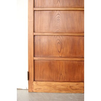 欅の観音扉仕様蔵戸 2枚1組　W098Y 