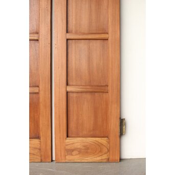 欅の観音扉仕様蔵戸 2枚1組　W098Y 