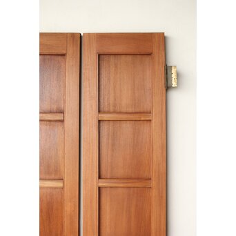 欅の観音扉仕様蔵戸 2枚1組　W098Y 