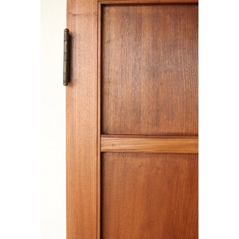 欅の観音扉仕様蔵戸 2枚1組　W098Y 