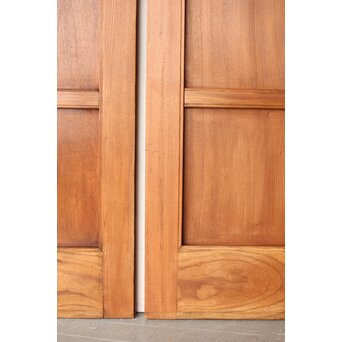 欅の観音扉仕様蔵戸 2枚1組　W098Y 