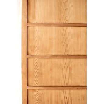 角桟 杉の板戸 3枚1組　B1030Y 桟もデザインとなり　素敵です