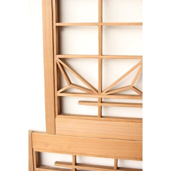 変わり組子 障子欄間引戸 2枚1組　R0297 