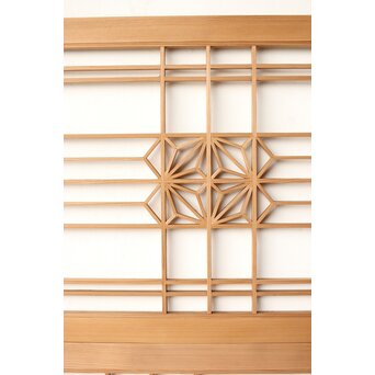 変わり組子 障子欄間引戸 2枚1組　R0297 