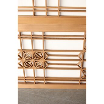 変わり組子 障子欄間引戸 2枚1組　R0297 