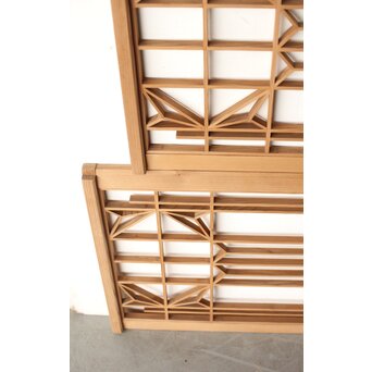 変わり組子 障子欄間引戸 2枚1組　R0297 