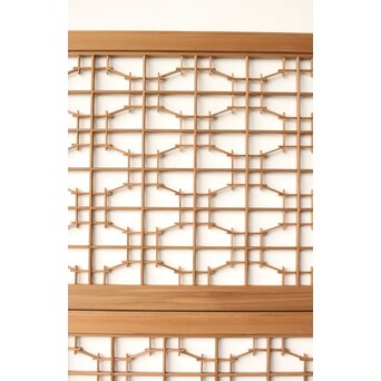 組子引戸 2枚1組　R0298 規則正しい配列