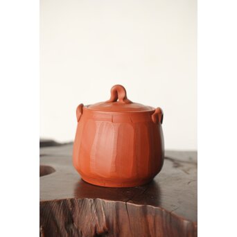 杉江木仙 常滑 朱泥茶注/急須　P341 