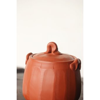 杉江木仙 常滑 朱泥茶注/急須　P341 