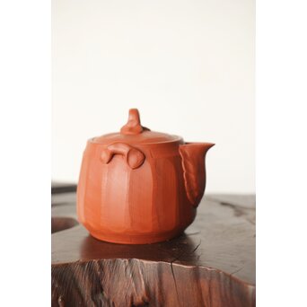 杉江木仙 常滑 朱泥茶注/急須　P341 