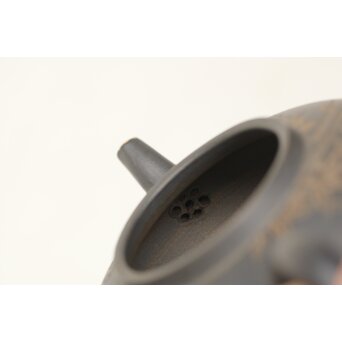 初代か 伊藤赤水 佐渡金山産 無名異製 茶注/急須　P342 