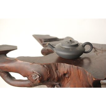 初代か 伊藤赤水 佐渡金山産 無名異製 茶注/急須　P342 