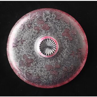 オールドバカラ エグランティエ/エグランチエ Baccarat "Eglantier" 大皿　Y042 