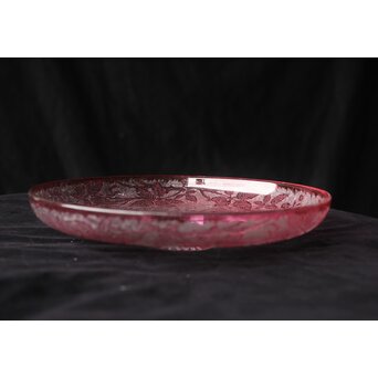 オールドバカラ エグランティエ/エグランチエ Baccarat "Eglantier" 大皿　Y042 