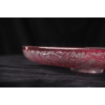 オールドバカラ エグランティエ/エグランチエ Baccarat "Eglantier" 大皿　Y042 