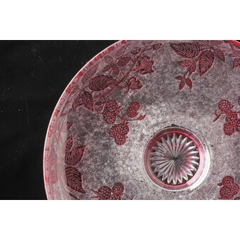 オールドバカラ エグランティエ/エグランチエ Baccarat "Eglantier" 大皿　Y042 